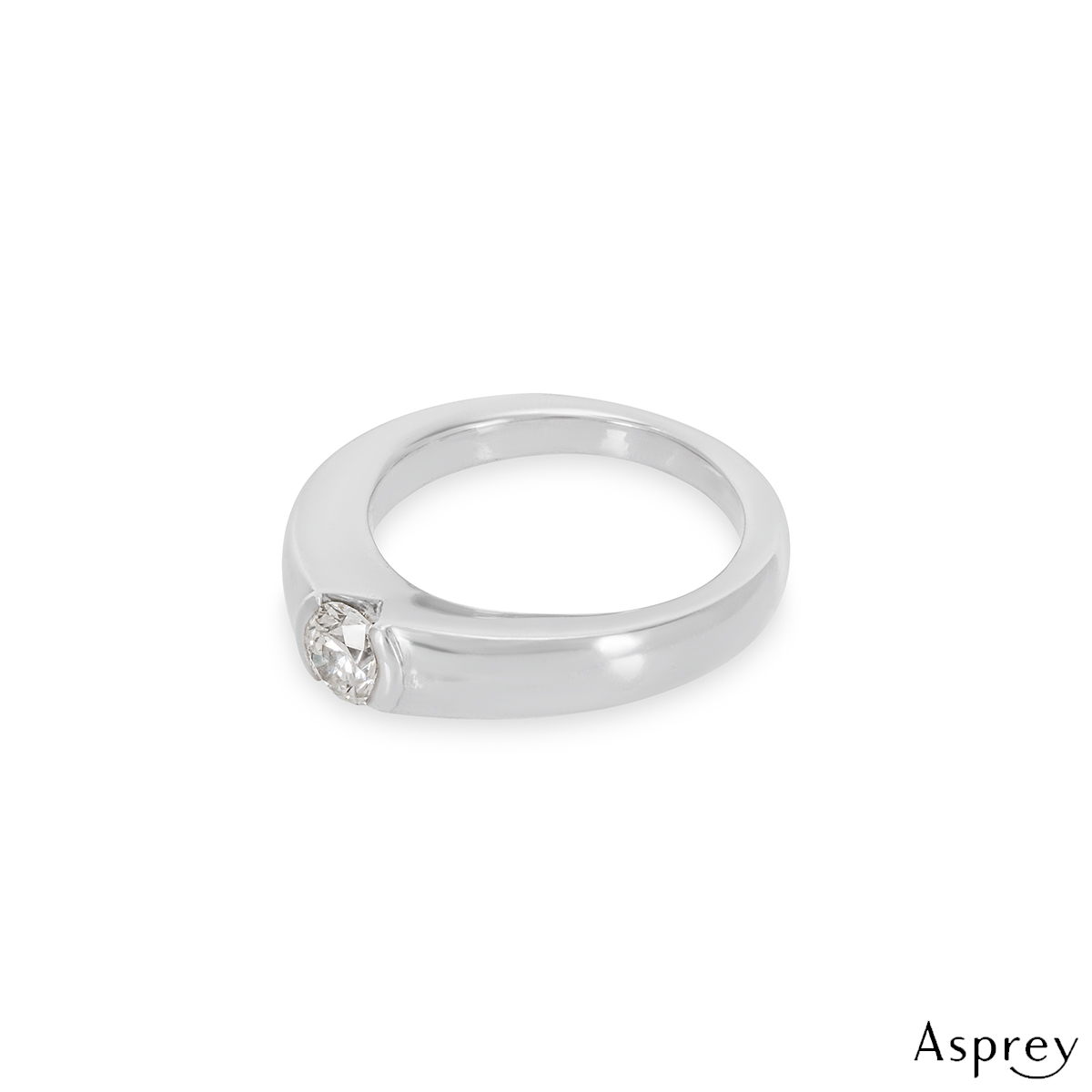 Asprey Platinum Diamond Bridal Set 0.32ct H/VS1